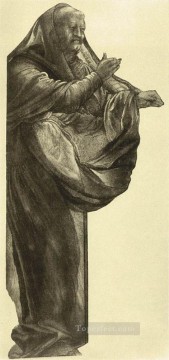  del pintura - Estudio de un apóstol 2 Renacimiento Matthias Grunewald